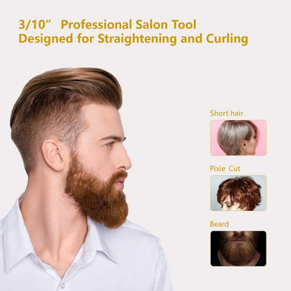 Titanium Small Titanium Dual Voltage Beard Straightener