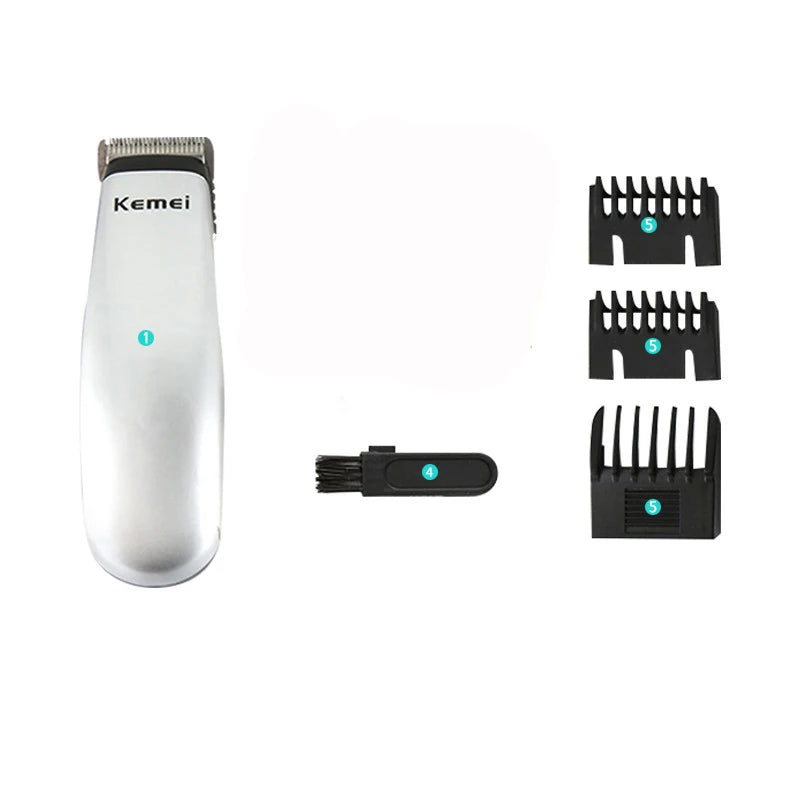 Kemei Newly Design Electric Hair Clipper Mini Portable Hair Trimmer