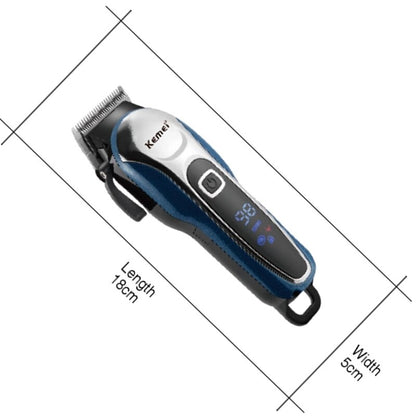 Original Kemei Powerful Rechargeable Hair Clipper Adjustable Electric Beard Hair Trimmer