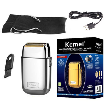 Original Kemei Rechargeable Metal Housing Pro Electric Shaver For Men