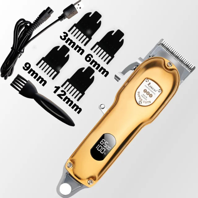 RESUXI JM-101 Professional Cordless Hair Clipper All Metal