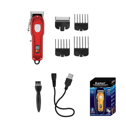 Kemei 10W Powerful Professional Hair Clippers Men All Metal