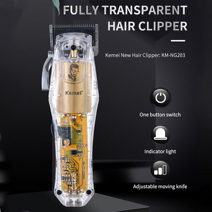 Original Kemei Adjustable Cordless Hair Clipper For Men