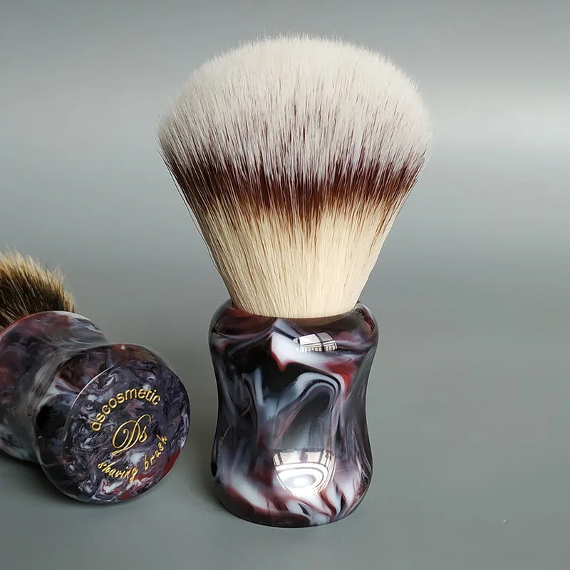 T4 soft synthetic hair shaving brush resin