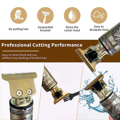 T9 Electric Hair Clipper New Hair Trimmer Professional Shaver