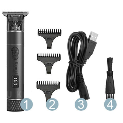 Original Kemei LCD Display Professional Hair Trimmer For Men