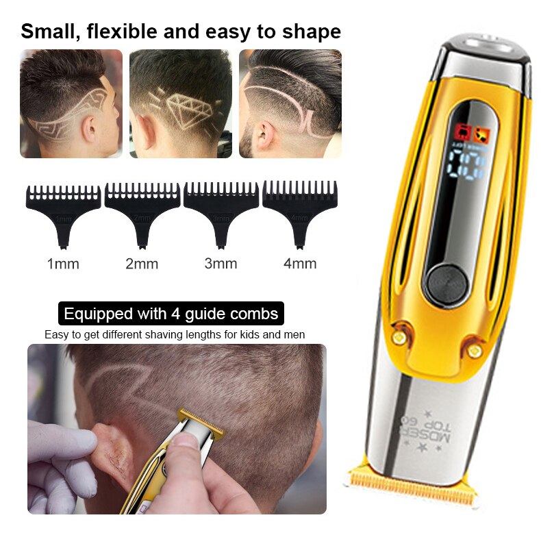 Original Kemei Metal Housing Professional Hair Trimmer For Men Beard Hair Clipper