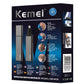 Original Kemei Rechargeable 4in1 Nose Ear Hair Trimmer For Men