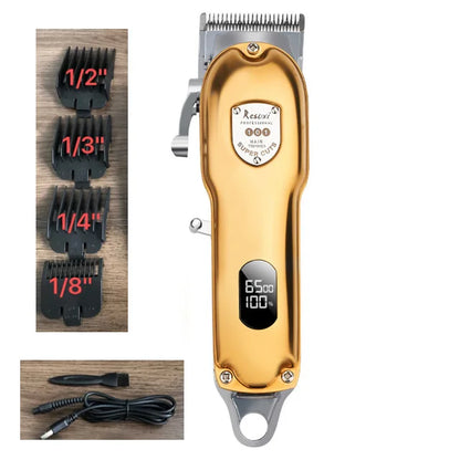 RESUXI JM-101 Professional Hair Clipper All Metal Hair Trimmer