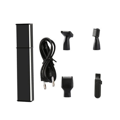 Kemei 4 in1 rechargeable nose trimmer beard trimer for men