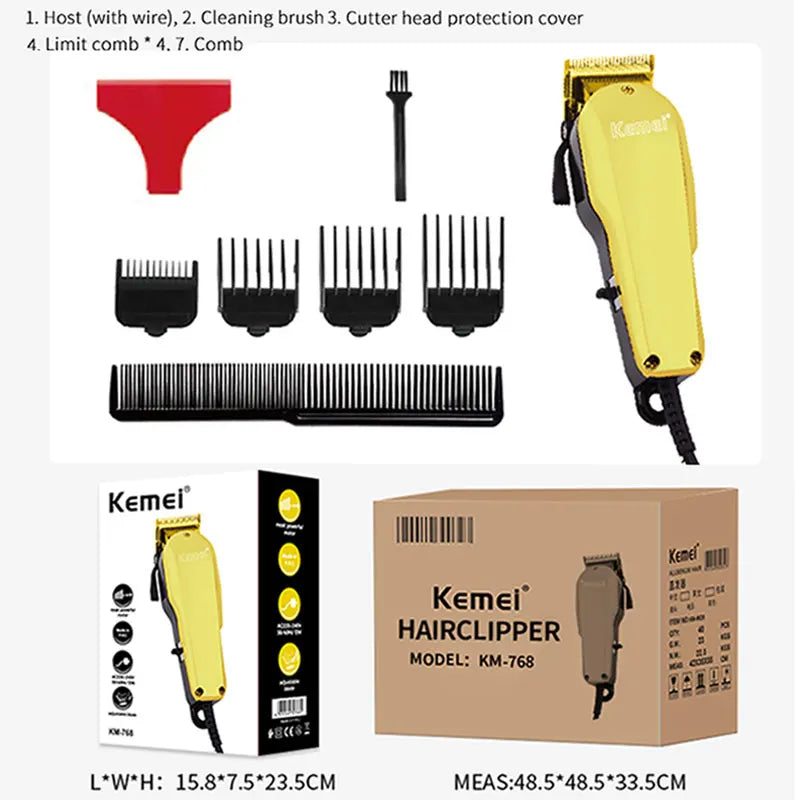 Original Kemei Adjustable Hair Clipper Professional Hair Trimmer
