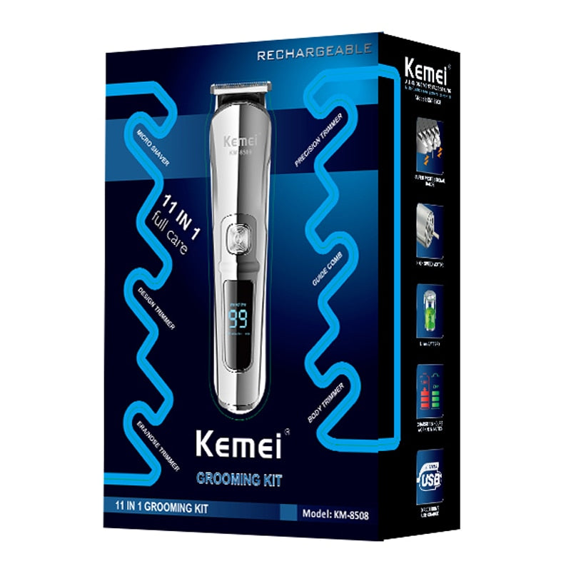 Original  Kemei Waterproof  All In One Hair Trimmer Beard Body Hair Clipper