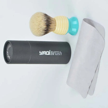 YAQI 24mm Silvertip Badger Hair knots Mens  Brush