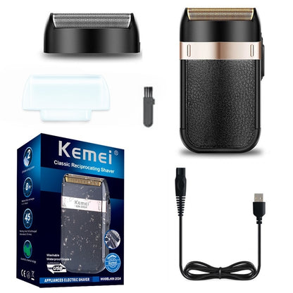 Original Kemei Rechargeable Shaver For Men Waterproof Electric Shaver