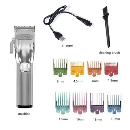 Original Kemei Rechargeable Hair Trimmer For Men Electric Cordless Hair Clipper