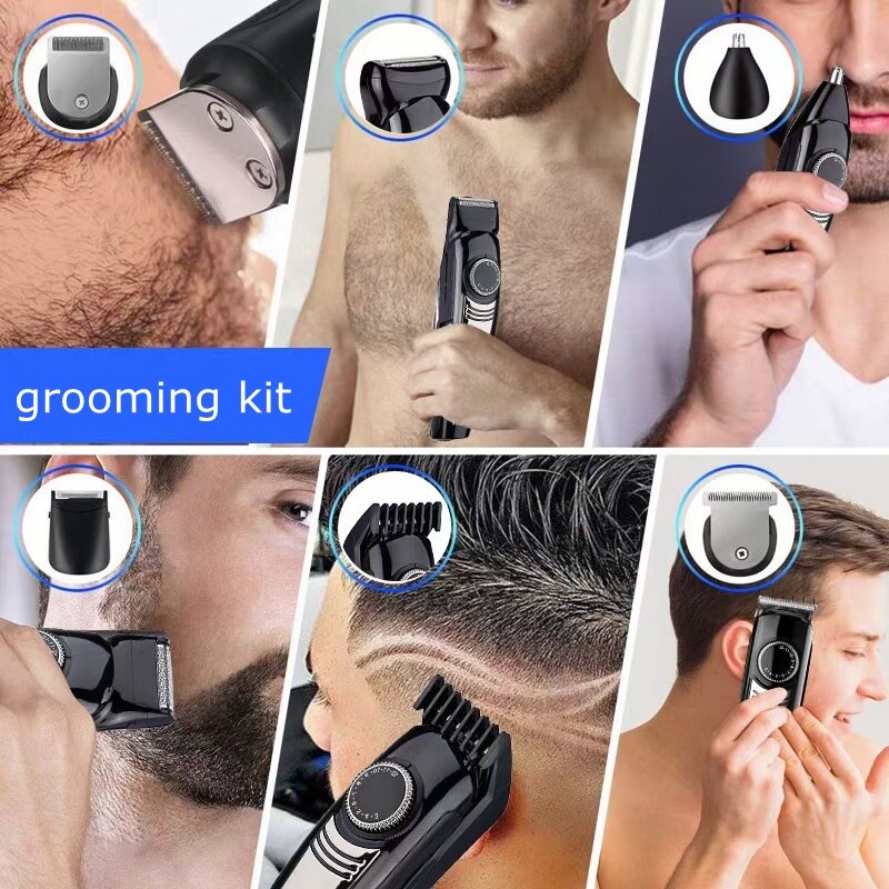 Original Kemei Adjustable All In One Hair & Beard Trimmer For Men