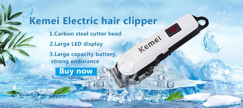 Kemei Electric Hair Clipper Beauty kit for Men Electric shaver beard trimmer