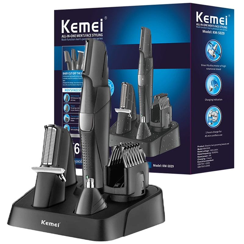 Original Kemei All In One Professional Hair Trimmer For Men Electric Shaver