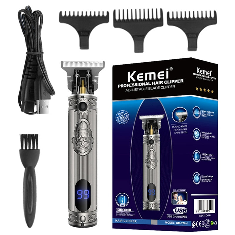 Original Kemei Powerful Metal Housing Professional Hair Trimmer For Men