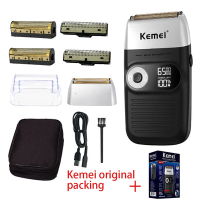 Kemei Electric Shaver Men Rechargeable Beard Shaver