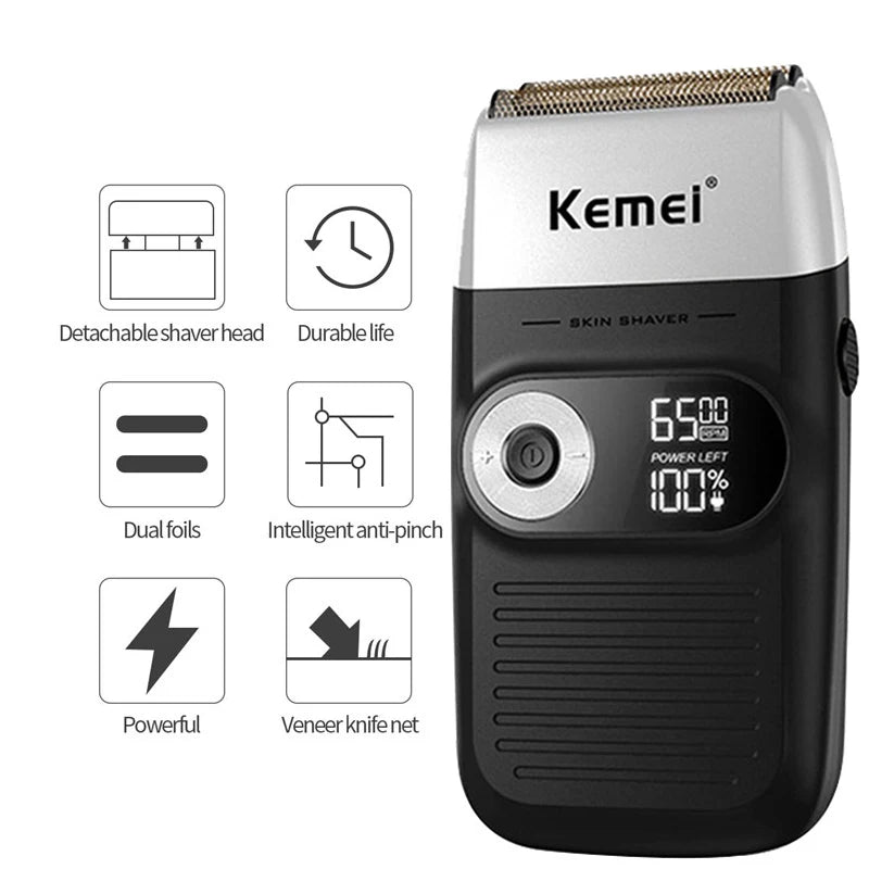 Kemei Clipper Electric Hair Trimmer for men Electric shaver