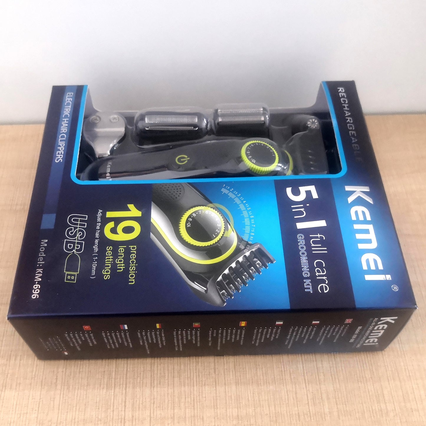 Original Kemei All In One Hair Trimmer For Men Grooming For Face