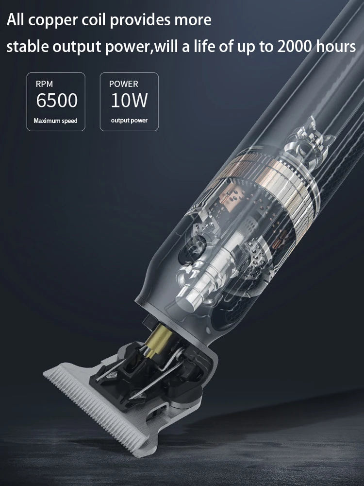 kemei hair trimmer KM-1757 cordless rechargeable hair clipper