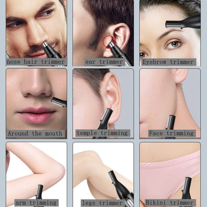 Origina 4in1 Rechargeable Nose Ear Hair Trimmer For Men