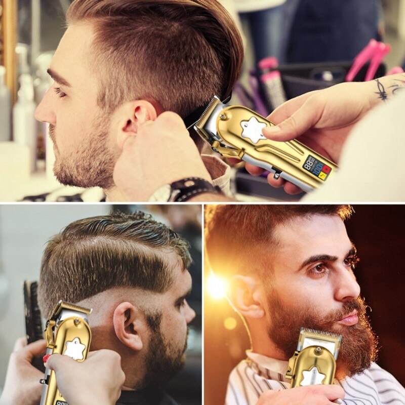 Full Metal Combo Kits Hair Trimmer For Men Barber Professional Hair Clipper