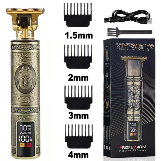 T9 Electric Hair Clipper New Hair Trimmer Professional Shaver