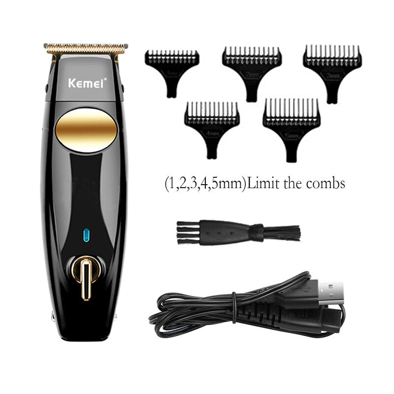 Original Kemei Cordless Hair Trimmer For Men Hair Clipper