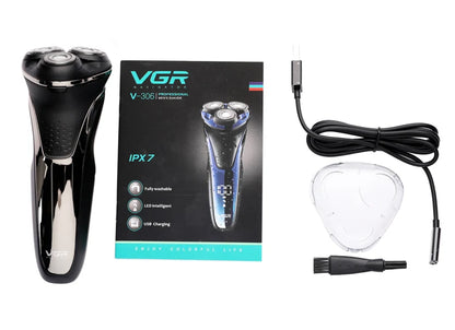 VGR 306 Electric Shaver Professional 3 In1 3-Head Floating Shaving