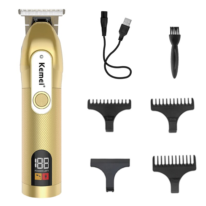 Original Kemei Cordless Professional Hair Clipper For Men Pro Beard Hair Trimmer