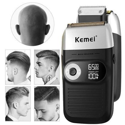 Kemei Clipper Electric Hair Trimmer for men Electric shaver