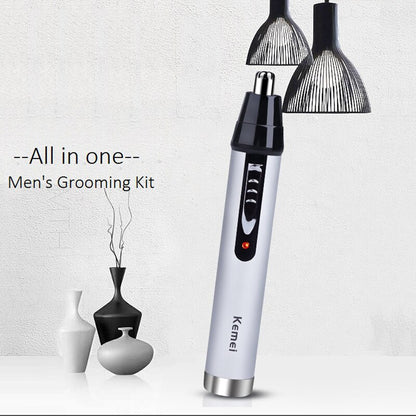 Original Kemei 4in1 Rechargeable Nose Hair Trimmer