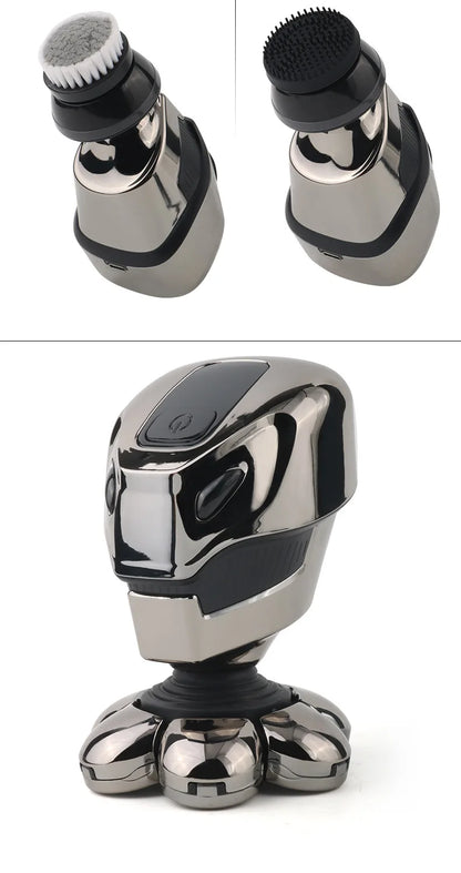 5 IN 1 4D Men's Rechargeable Bald Head Electric Shaver