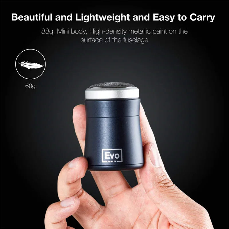 EVO SHAVER World's Smallest Shaver Ever Travel Men's Shaver