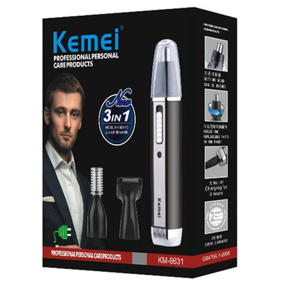 Original Kemei Rechargeable Nose Trimmer Beard Trimer Hair Trimmer