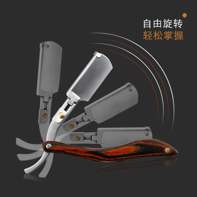 Classic Manual Hairdressing Razors Anti Slip Hair Removal Razor