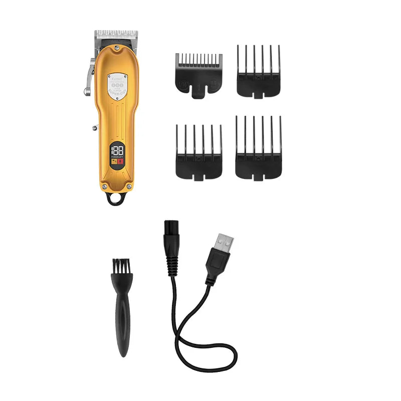 Kemei 10W Powerful Professional Hair Clippers Men All Metal