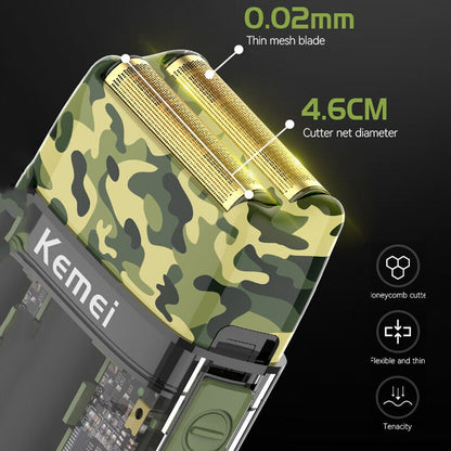 Original Kemei Hair Beard Electric Shaver For Men