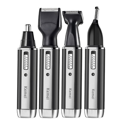 Kemei All In One Nose Hair Trimmer Electric Rechargeable Trimmer