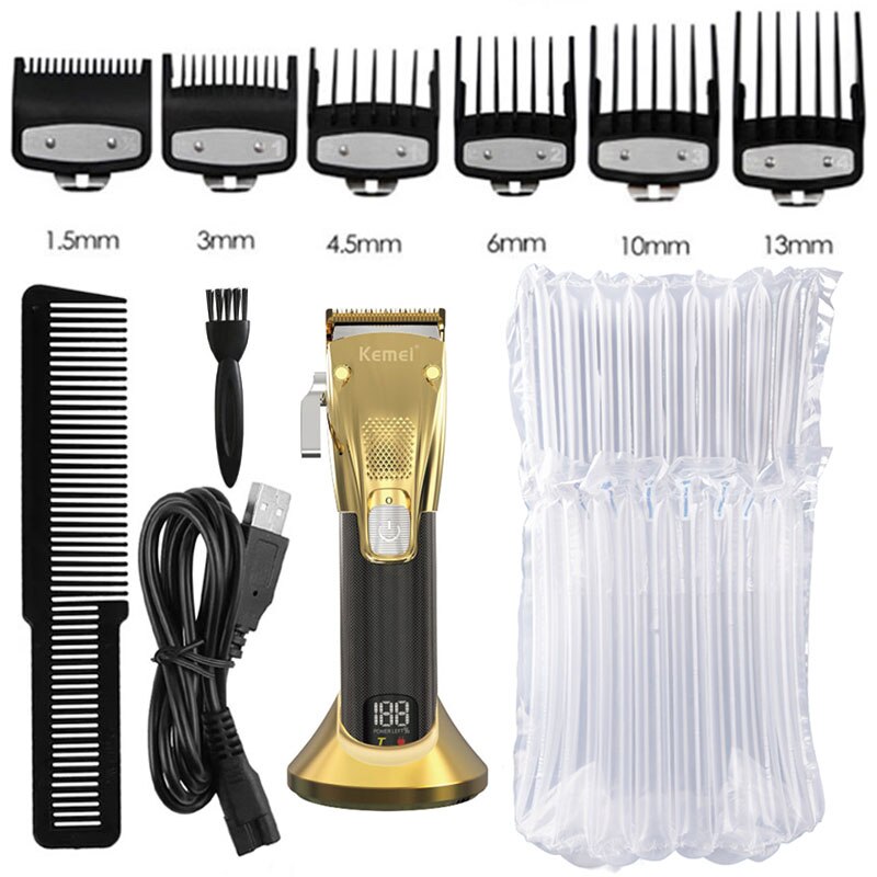 Original Kemei Adjustable Barber Electric Hair Clipper Men