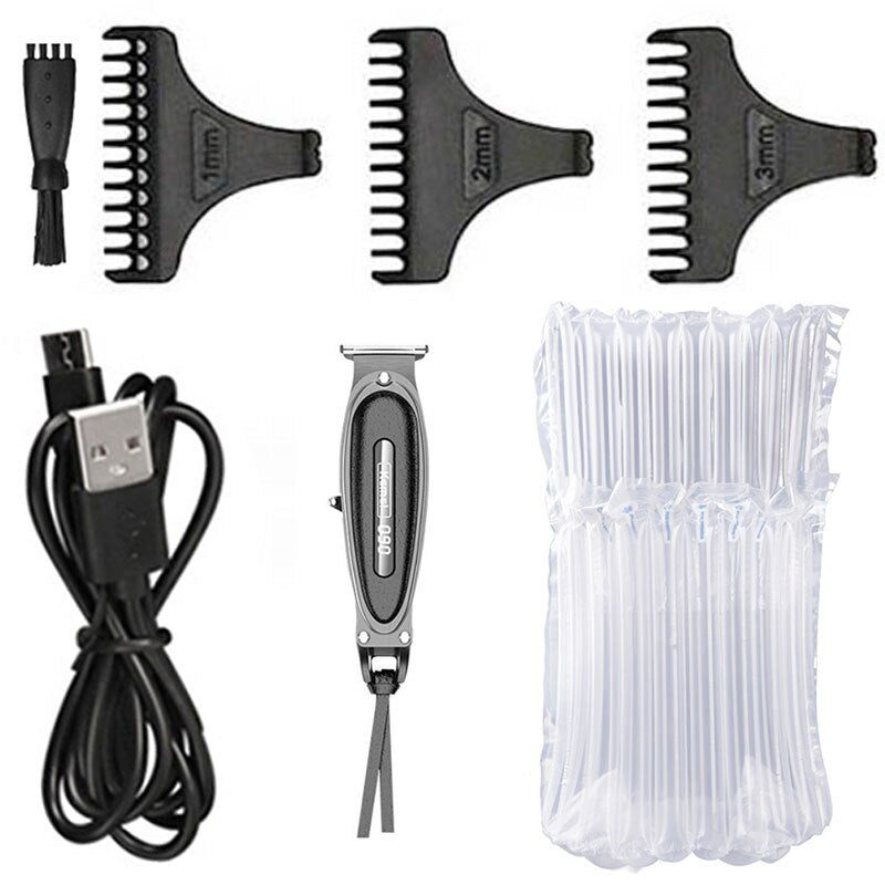 Original LCD Display Powerful Barber Shop Hair Trimmer For Men