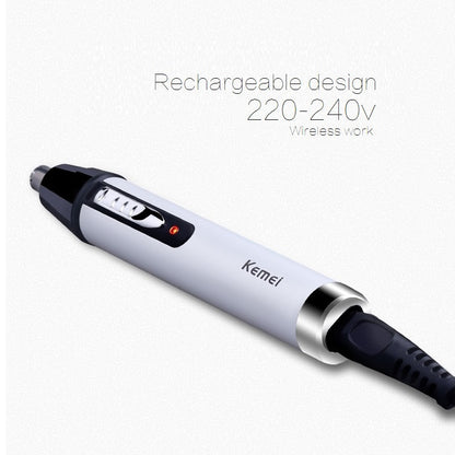 Original Kemei 4in1 Rechargeable Nose Hair Trimmer