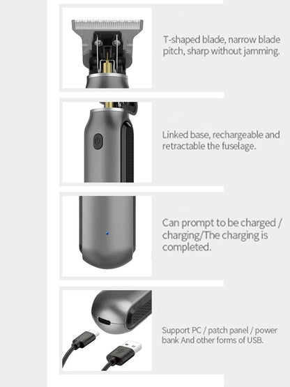 kemei hair trimmer KM-1757 cordless rechargeable hair clipper