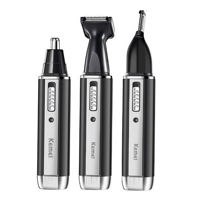 Kemei All In One Nose Hair Trimmer Electric Rechargeable Trimmer