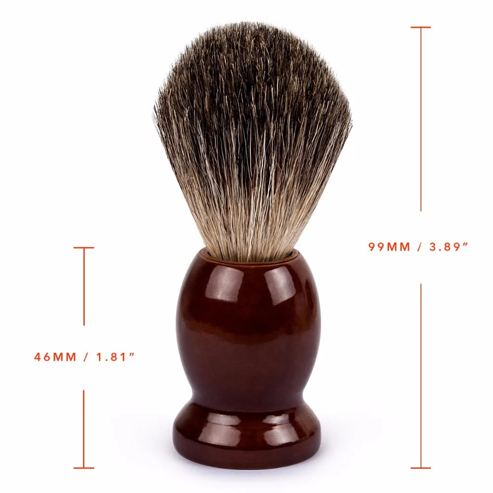 Man Pure Badger Hair Shaving Brush Wood