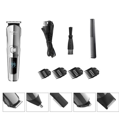 Original  Kemei Waterproof  All In One Hair Trimmer Beard Body Hair Clipper