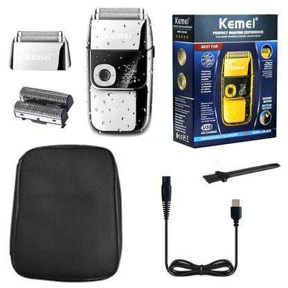 Original Kemei Barber Professional Beard Hair Shaver For Men Electric Shaver